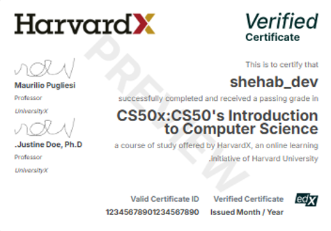 Certificate 1